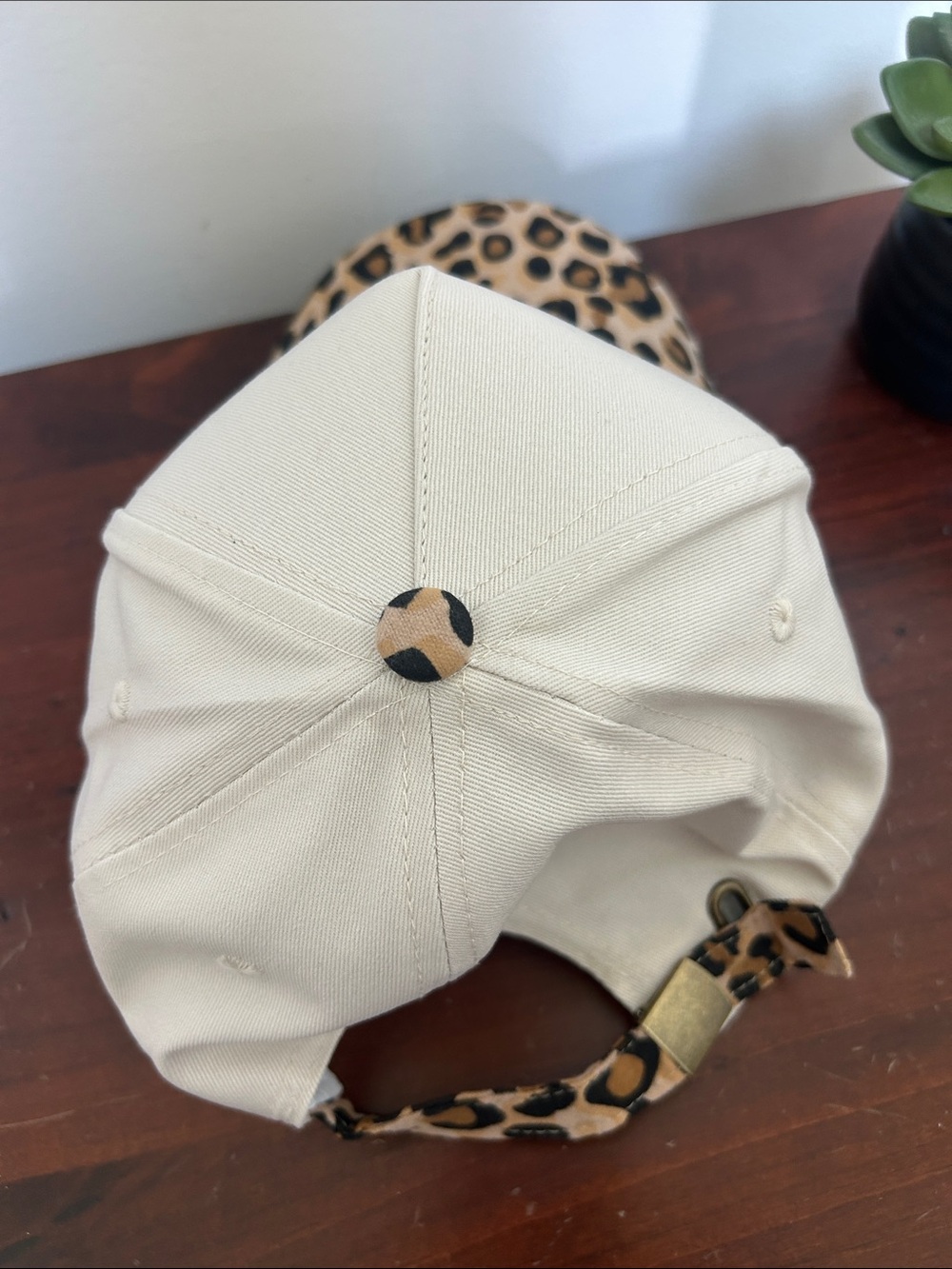 Zenana Leopard Print Baseball Silly Goose Club hat - Picture 4 of 4
